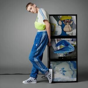 Rare Adidas Originals Men's Indigo Herz Fur Pants IJ9084 - Size S NWT